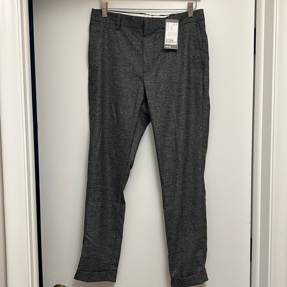 H&M Pants Mens Hm Skinny Fit Cropped Coupe Moulante 34 Pants Size 3r Gray Poshmark
